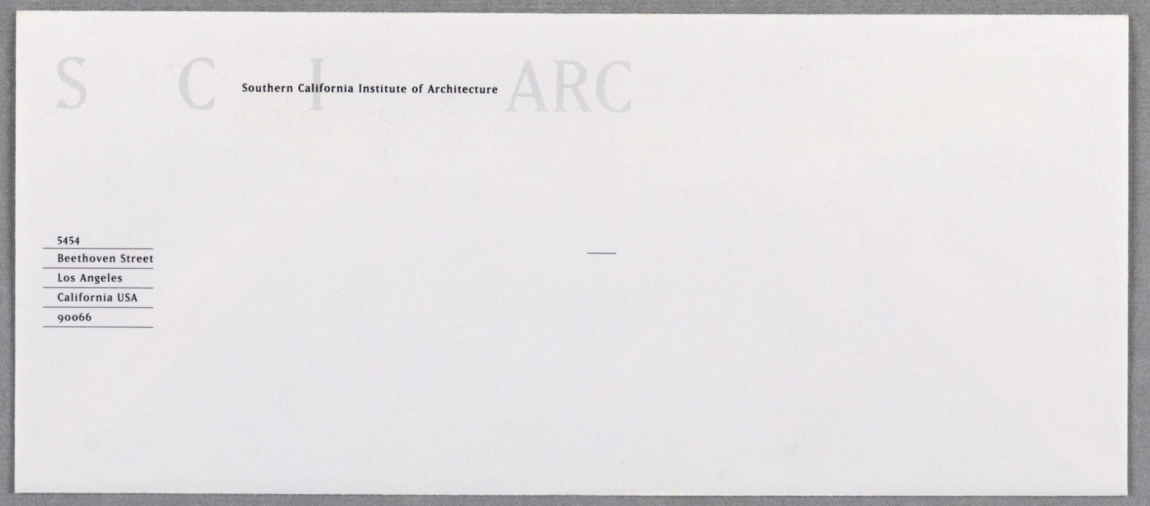 SCI-Arc (Southern California Institute of Architecture)