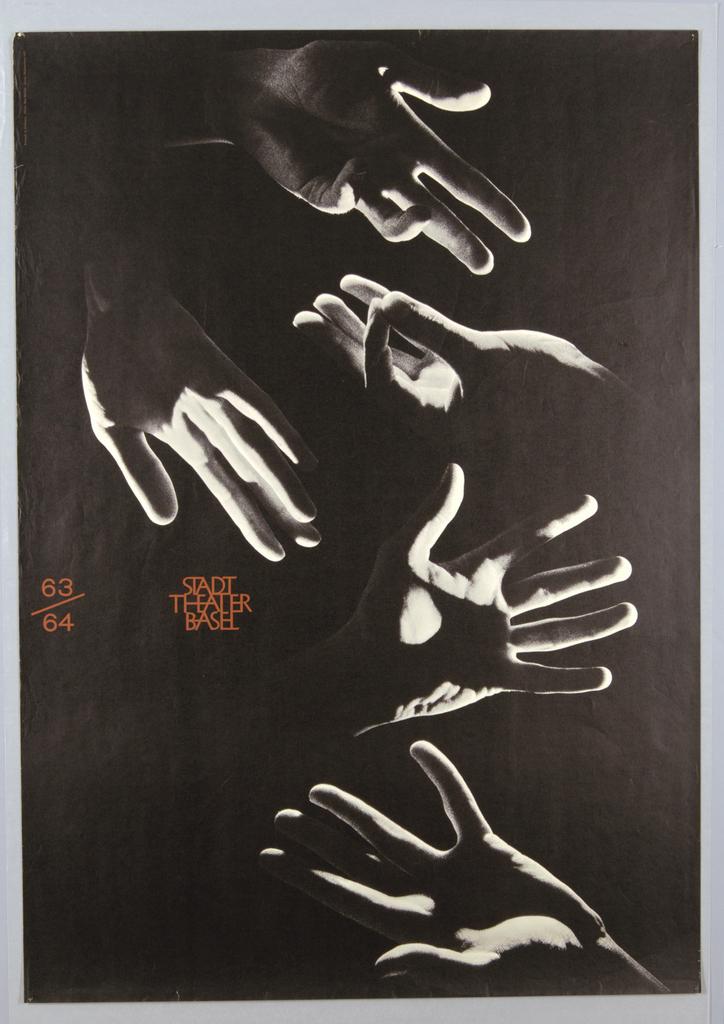 63/64 Stadttheater Basel [Poster for the 1963-64 Season of the City Theater, Basel]