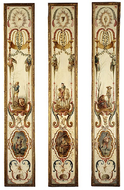 January and February (part of a set illustrating the months of the year)