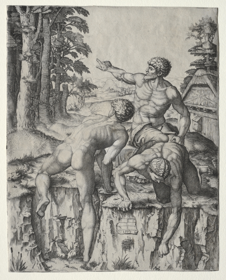 The Climbers (Three Figures from Michelangelo's Battle of Cascina)
