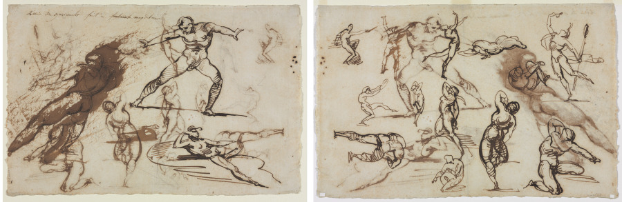 Sheet of Sketches (recto and verso)