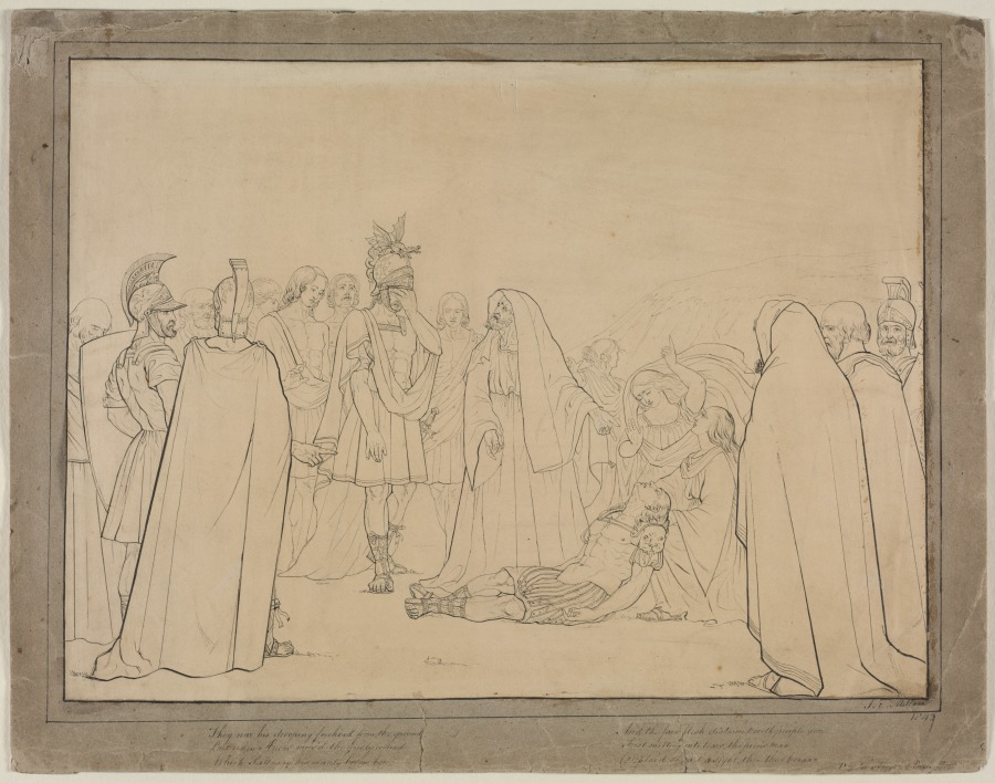 Aeneas Shown the Body of Pallas from Virgil's "Aeneid"