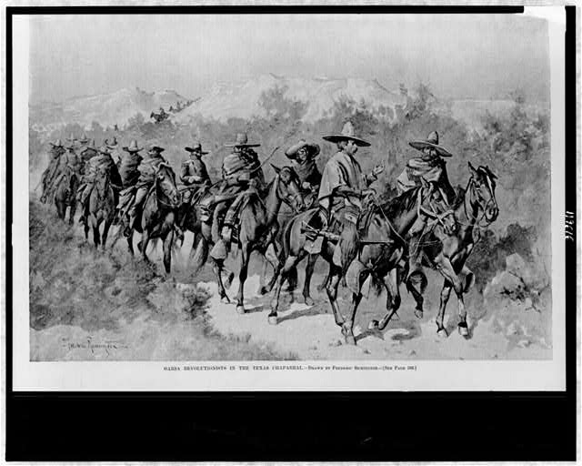 Garza revolutionists in the Texas chaparral