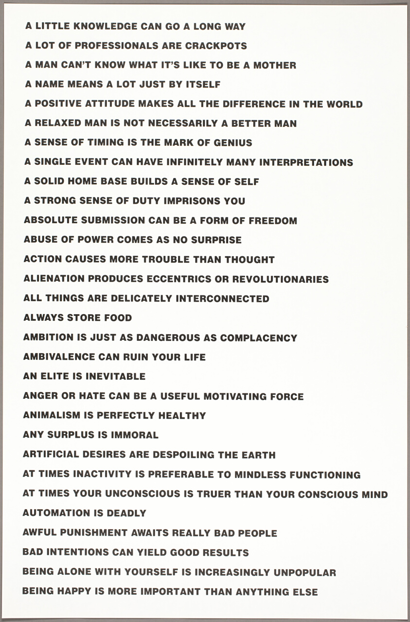 Truisms