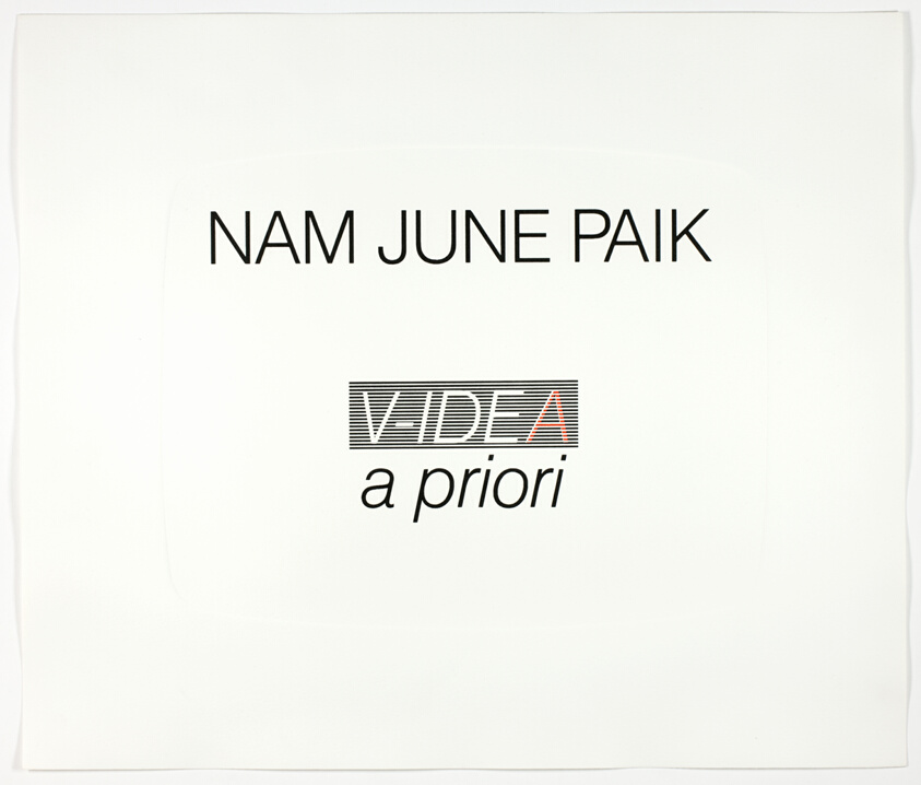 Title page, from V-IDEA a priori