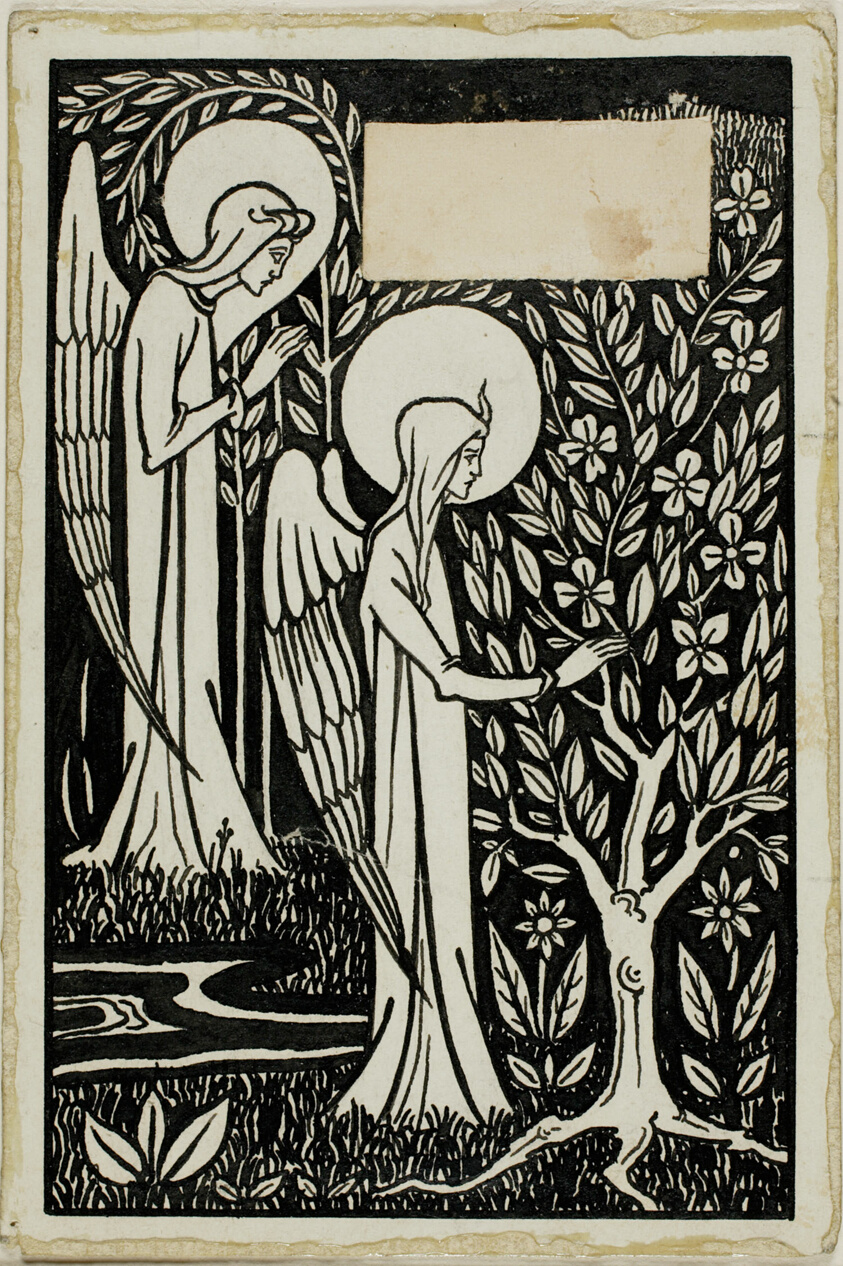 Decorative Study: Two Angels
