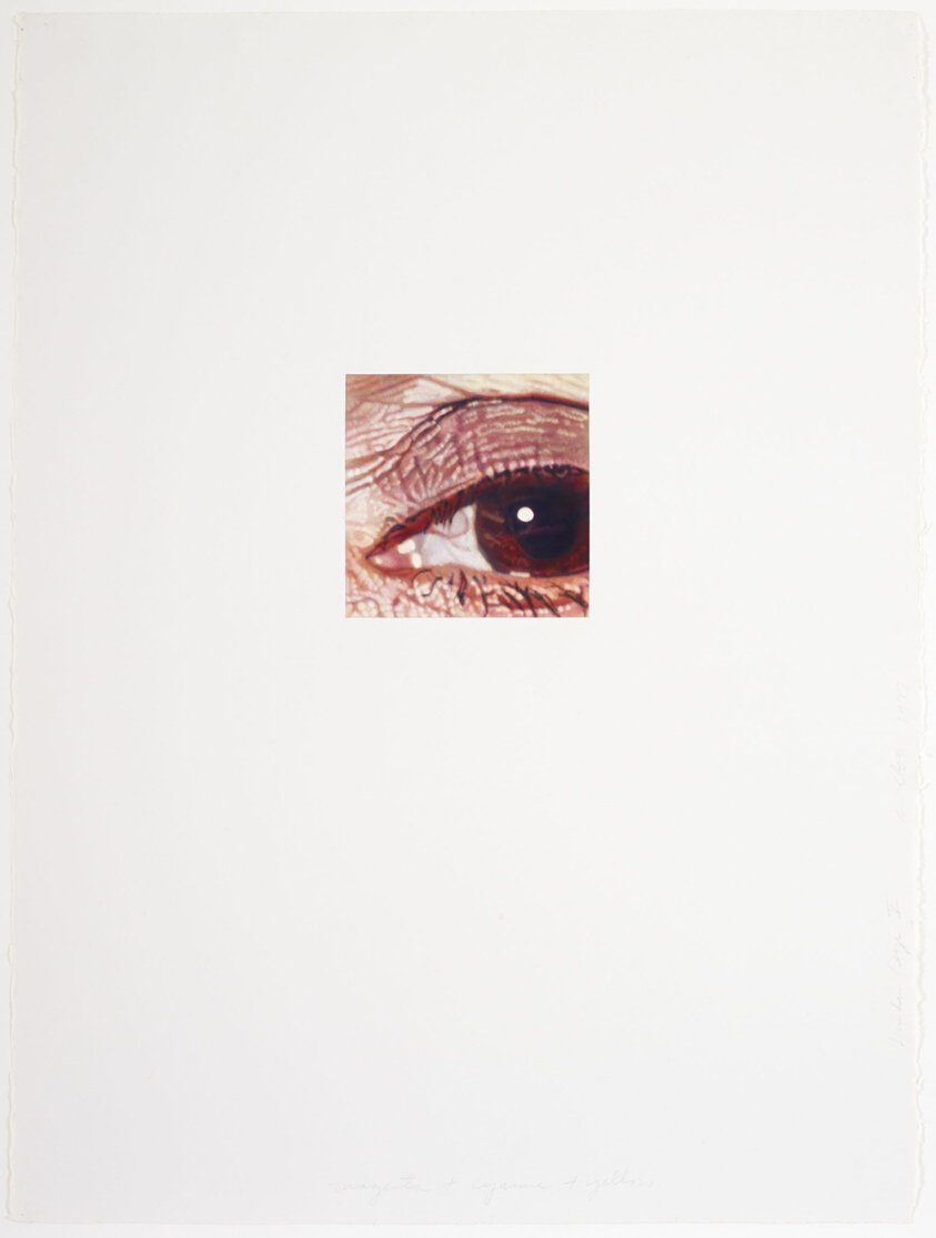 Linda Eye Series V (Magenta, cyanne and yellow)