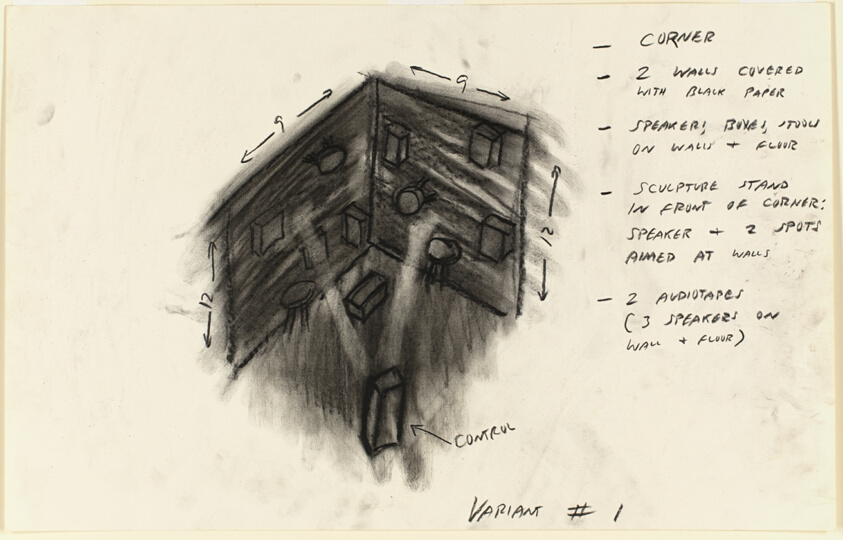 Study for "Round Trip" (A Space to Fall Back On)
