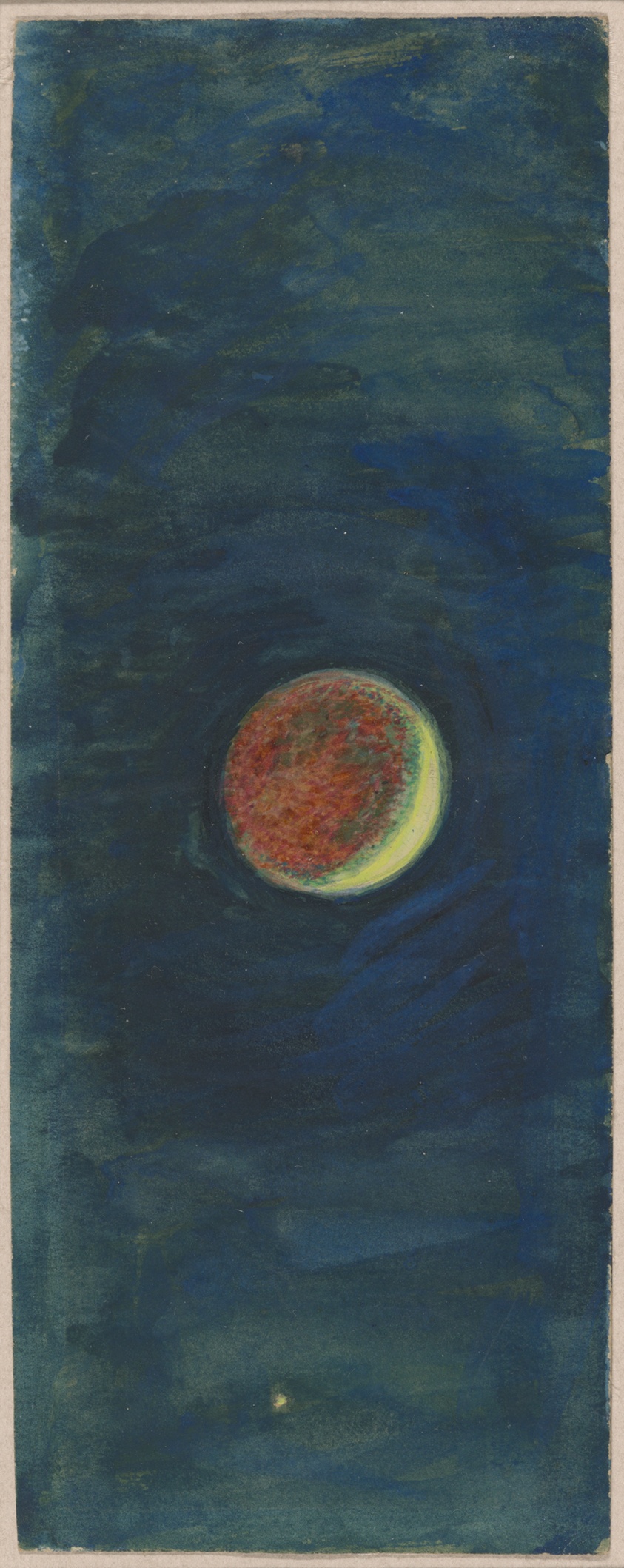 Study of the Crescent Moon in "The Ship"