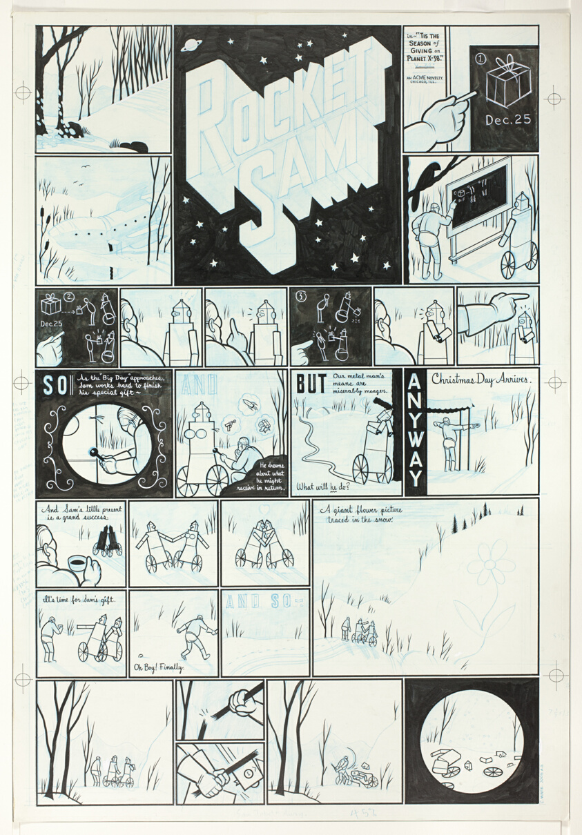 Rocket Sam in "Tis the Season of Giving on Planet X-38"