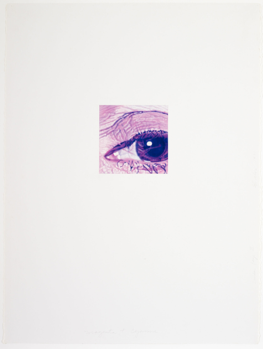 Linda Eye Series III (Magenta and cyanne)