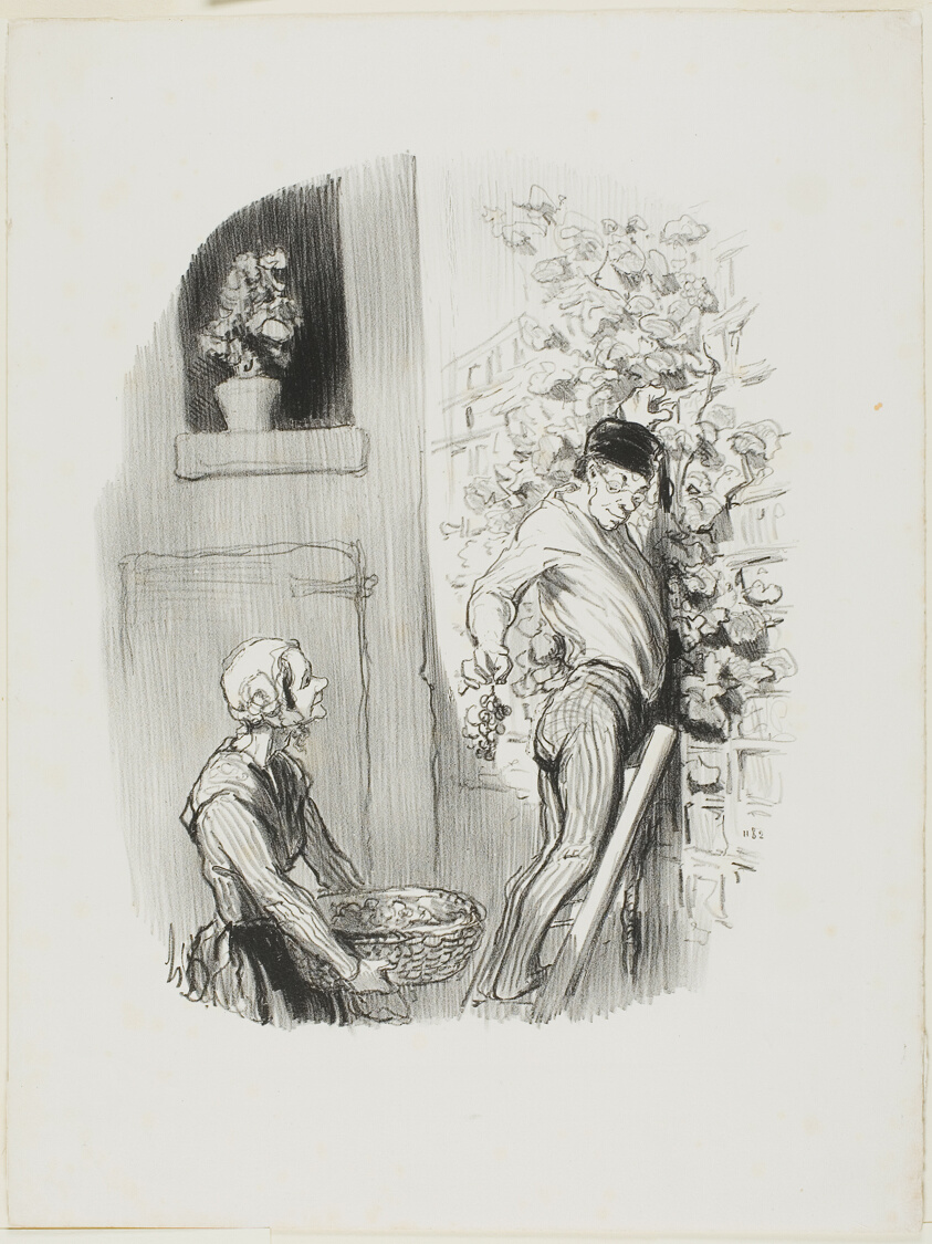The Grape Gatherer, from Les Bons Bourgeois